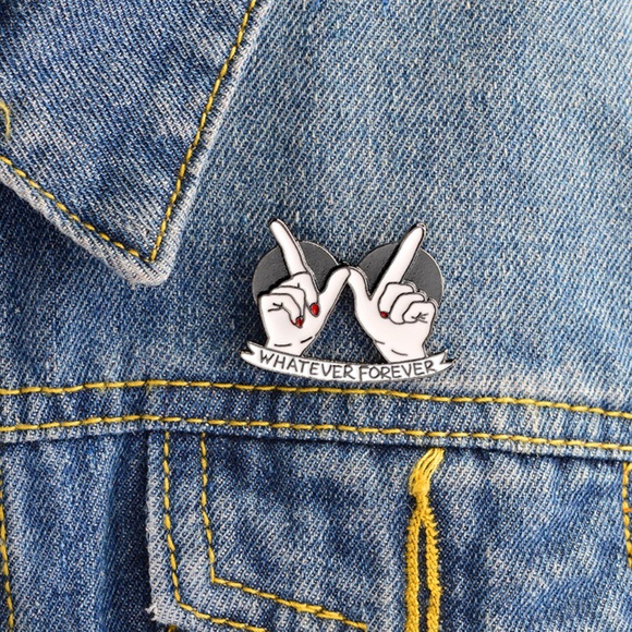 Jewelry - NEW Whatever Forever  Enamel Pin Brooch